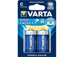 VARTA Batterien High Energy LR14 Baby C, Blister 2 Stück